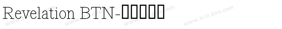 Revelation BTN字体转换